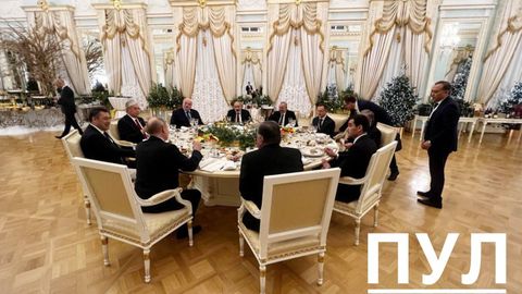 Путин МДҲ давлатлари раҳбарларини қандай таомлар билан сийлади? (фото)