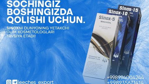 Sinox bilan soch to&lsquo;kilishi va kallikning oldini olamiz