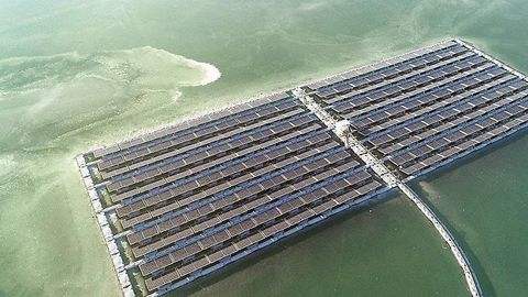 Chakan HPP leads way with Kyrgyzstan's first floating solar power plant