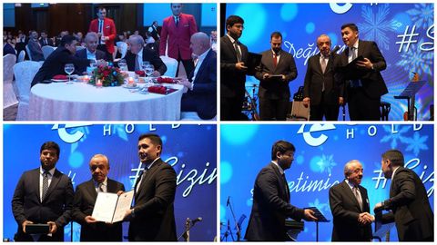 Cengiz Holding founder receives Uzbekistan's "Dostlik" order in Istanbul ceremony