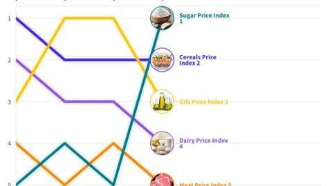 FAO reports 1.5% decline in December 2023, led by sugar slum&nbsp;