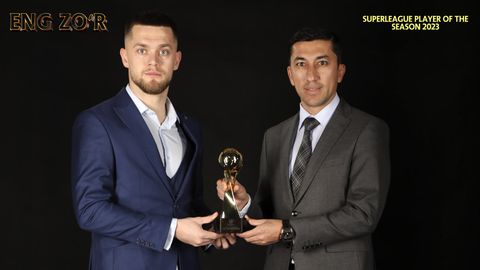 &ldquo;Andijon&rdquo; hujumchisi Rubin Hebay Superligada yilning eng yaxshi futbolchisi deb topildi&nbsp;
