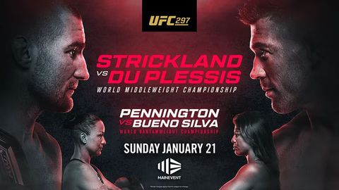 UFC 297. Shon Striklend&nbsp;Drikus dyu Plessisga qarshi,&nbsp;Rakel Pennington esa&nbsp;Mayra Silvaga qarshi jang qiladi
