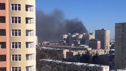 Бокуда кучли портлаш юз берди, қурбонлар бор (видео)