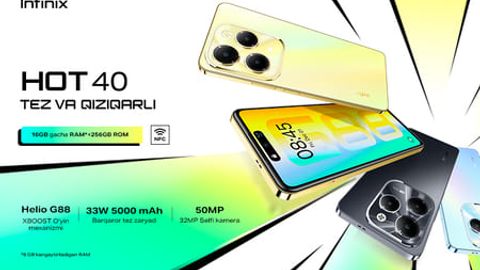 Infinix O&lsquo;zbekistonda HOT 40 seriyali smartfonlarini sotuvga chiqardi
