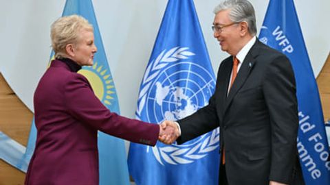 President Tokayev discusses food security with UN WFP director Cindy McCain&nbsp;