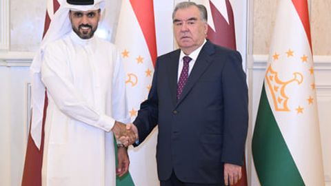 President of Tajikistan and Qatar Fund for Development discuss hydropower collaboration&nbsp;