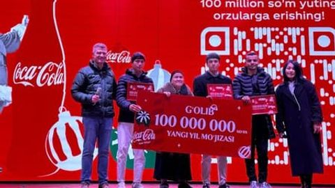 Coca-Cola bilan Yangi yil mo&lsquo;jizasi: afsonaviy karvon,&nbsp;dunyoni zabt etgan o&lsquo;zbek tilidagi&nbsp; qo&lsquo;shiqlar va aksiya ishtirokchilarining savobli ishlari&nbsp;