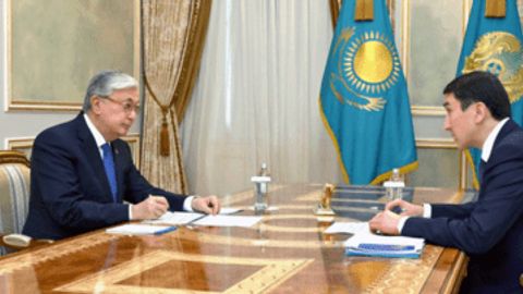 Kazakhstan's President Tokayev and KazMunayGas chairman strategize future energy development&nbsp;