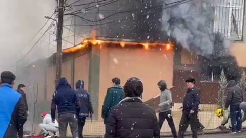 Тошкентда уй ёниб кетди (видео) 