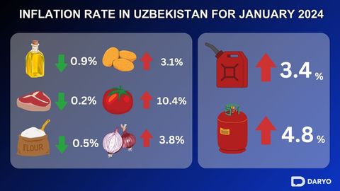 Annual inflation in Uzbekistan reaches its lowest level of 8.58% over past few years