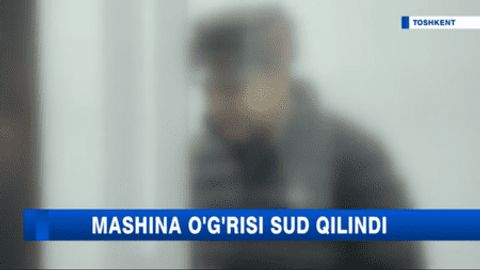 Toshkentda o&lsquo;zganing mashinasini olib qochgan shaxs 2 yilga qamaldi