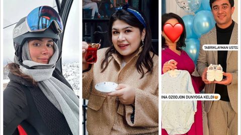 Instagram: Ўзбек тилини билмаслигидан уяладиган Марям Тиллаева, ўғилли бўлган Озод Шукуруллоев, отасига машина совға қилган Азамат Аҳроров