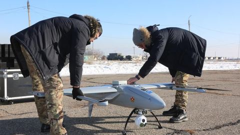 Qozog&lsquo;iston o&lsquo;zining dronlarini birinchi marta sinovdan o&lsquo;tkazdi (foto)