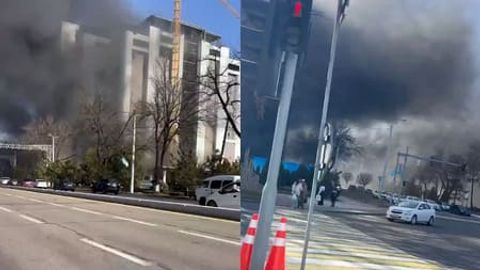 &ldquo;Poytaxt&rdquo; biznes markazida yong&lsquo;in yuz berdi (video)