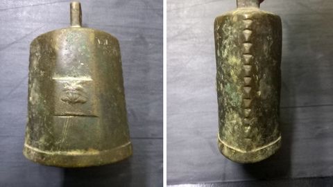 В Хорезме пресечена попытка вывоза из Узбекистана старинного бронзового колокола &nbsp;