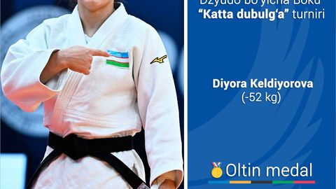 Триумф Диёры Келдиёровой принёс золото Узбекистану на турнире &laquo;Большого Шлема&raquo; в Баку