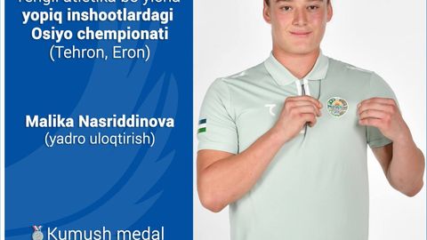 Малика Насриддинова завоевала серебро на Чемпионате Азии по легкой атлетике