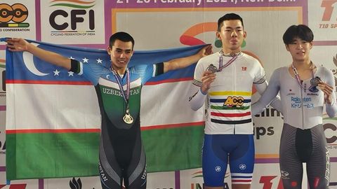Узбекистан выиграл серебро и бронзу на чемпионате Азии по велотреку