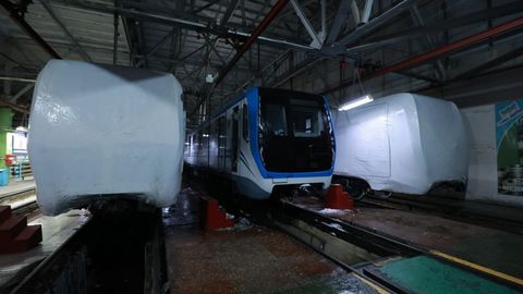 Toshkent metrosi uchun 3 ta yangi poyezd olib kelindi