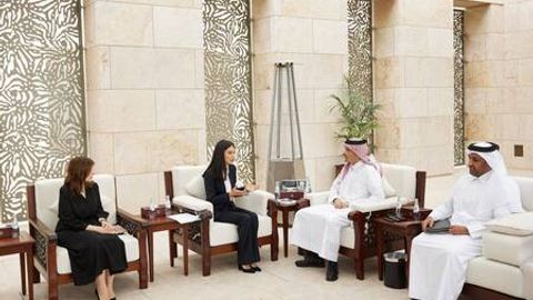 Саида Мирзиёева Қатар бош вазири, ташқи ишлар вазири шайх Муҳаммад бин Абдулраҳмон ал Соний билан кўришди