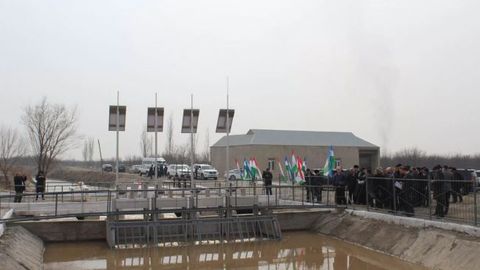 На границе Таджикистана и Узбекистана установлены два новых гидропоста