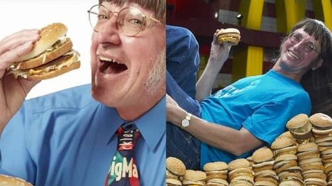 Ҳаёти давомида 34 мингдан кўпроқ гамбургер еган 70 ёшли америкалик Гиннес рекордлари китобига киритилди
