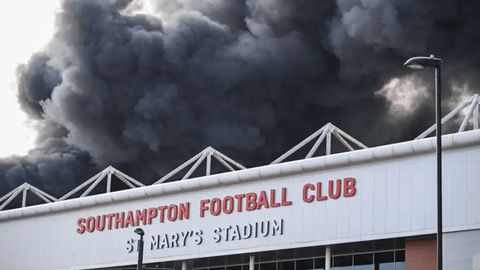 Angliyadagi futbol o&lsquo;yini yong&lsquo;in sabab qoldirildi