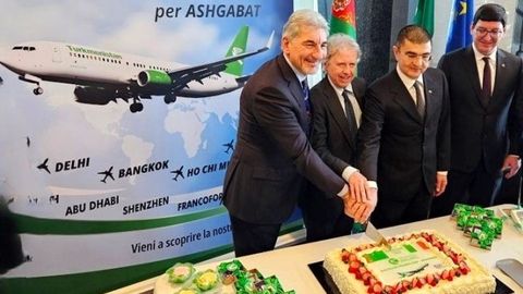 Turkmenistan Airlines launches its first scheduled flight to Italy&nbsp;