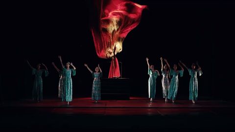 Бокуда &ldquo;Лазги. Муҳаббат ва қалб рақси&rdquo; балет спектакли намойиш этилди (видео)