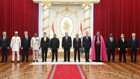 President of Tajikistan receives credentials of new appointed ambassadors