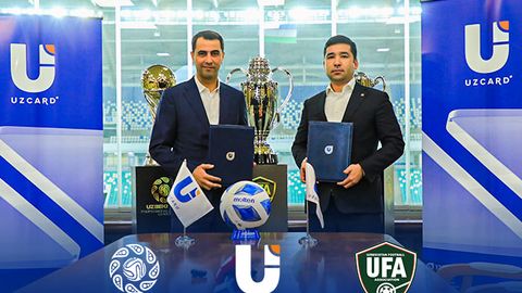 Uzcard&nbsp;O&lsquo;zbekiston futbol assotsiatsiyasining bosh homiysi va O&lsquo;zbekiston Professional futbol ligasining rasmiy hamkoriga aylandi&nbsp;