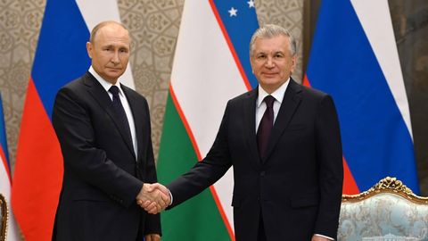 Shavkat Mirziyoyev Vladimir Putinni Rossiya prezidentligi saylovidagi g&lsquo;alabasi bilan tabrikladi&nbsp;