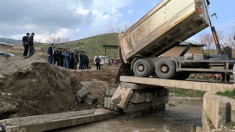 Samarqandda sel zarar yetkazgan ko&lsquo;prik qayta tiklandi (foto)&nbsp;