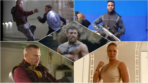 Konor Makgregor, Frensis Ngannu va Ronda Rouzi. Gollivud filmlarida rol ijro etgan UFC jangchilari&nbsp;