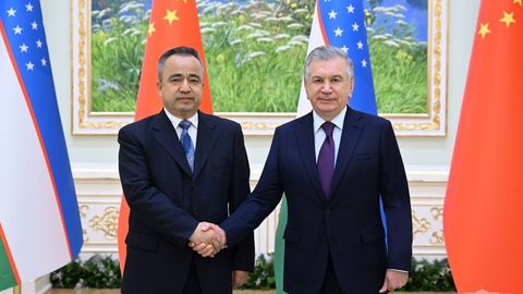 President Mirziyoyev of Uzbekistan emphasizes interregional cooperation with XUAR, China&nbsp;
