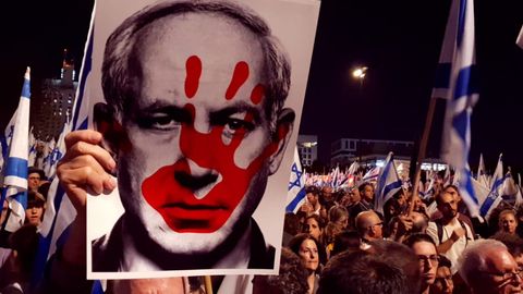 Исроилда Нетаньяху ҳукуматига қарши намойишлар бошланди (фото)