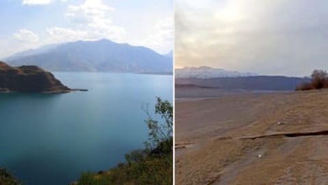 Чорвоқ сув омбори қуриб қолгани ҳақидаги хабарлар юзасидан маълумот берилди (видео)