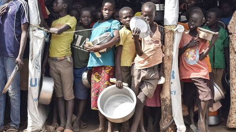 BMT: G&lsquo;arbiy va Markaziy Afrikada qariyb 55 million kishi ocharchilik xavfi ostida