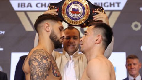 Uzbekistan's Hasanboy Dusmatov secures IBA championship belt with victory over Spain&rsquo;s Samuel Carmona&nbsp;