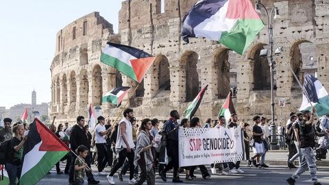 London, Rim va Berlindagi namoyishchilar G&lsquo;azoda o&lsquo;t ochishni to&lsquo;xtatishni talab qilmoqda (video)