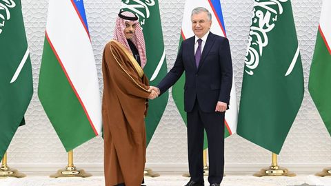 President Mirziyoyev, Saudi foreign minister address Afghanistan and Palestinian conflict