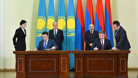 Казахстан и Армения отменили ограничения на взаимные полёты&nbsp;