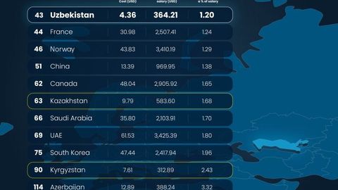 Uzbekistan emerges as Central Asia's top contender in mobile internet affordability