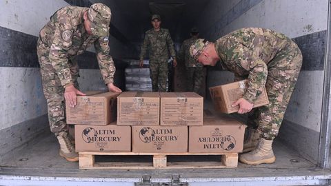 Узбекистан отправил гуманитарный груз жителям Казахстана&nbsp;