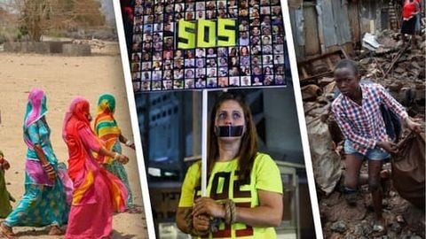 Paypog&lsquo;ini maqtangan senator, kanalardan tozalanayotgan shahar, sovuqda qolgan migrantlar &mdash; 26-aprel suratlari