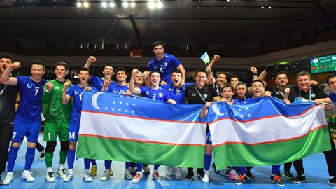 Узбекистан победил Таджикистан в матче за третье место на Кубке Азии по футзалу&nbsp;