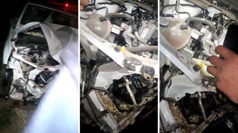 Сурхондарёда банк бошқарувчиси хизмат автомобилида ЙТҲга учради (видео)