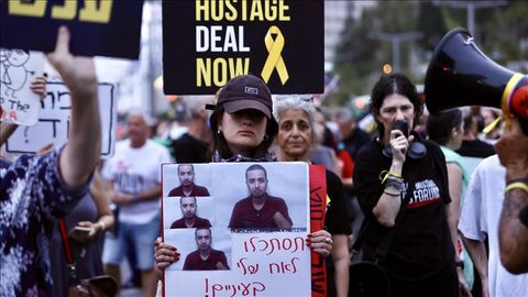 Isroilda fuqarolar hukumatdan HAMAS bilan kelishishni talab qilib, namoyish uyushtirdi