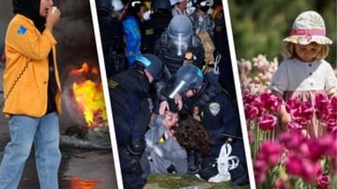 O&lsquo;qqa tutilgan rus askarlari, qonli to&lsquo;qnashuvga aylangan parad, dengiz arslonlari &ldquo;bosqini&rdquo; &mdash; 2-may suratlari